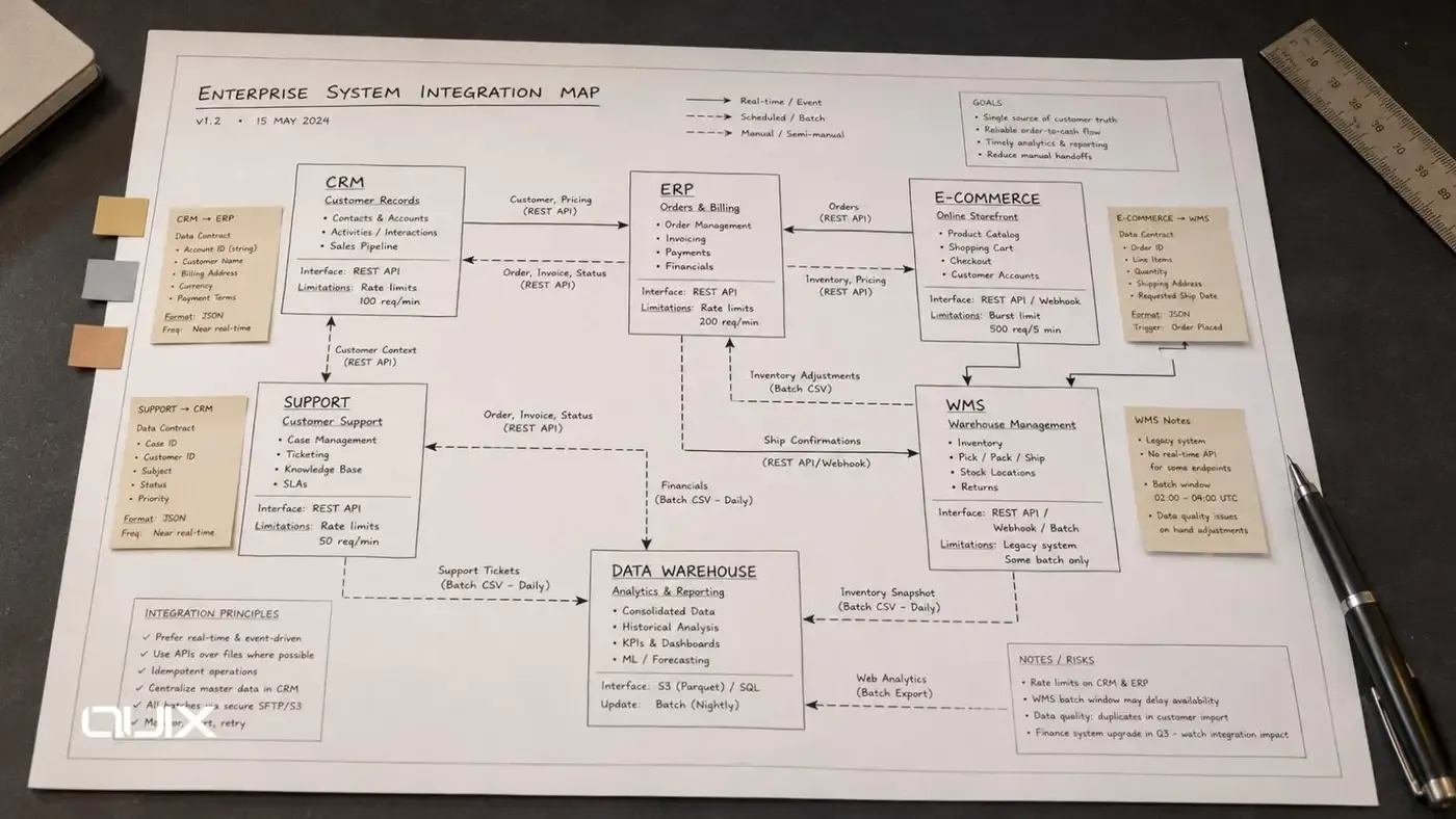 The Quix Framework for Enterprise System Integration